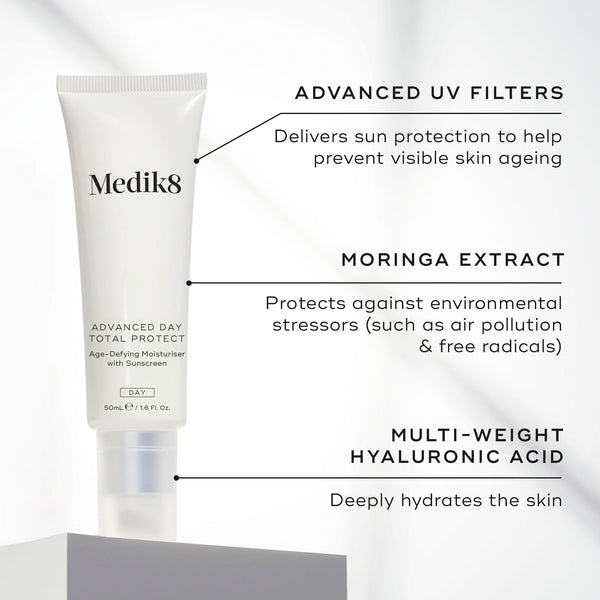 Advanced Day Total Protect 50ml | Medik8 – Medik8 Australia