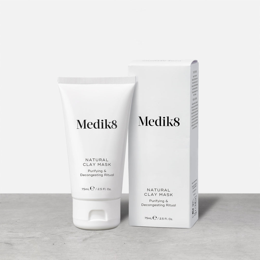 Natural Clay Mask™ by Medik8. A Purifying & Decongesting Ritual.