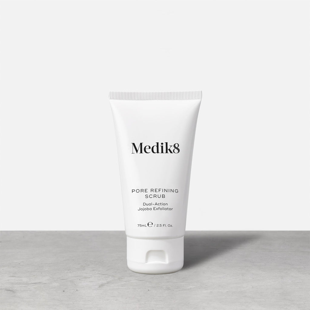 Pore Refining Scrub™ by Medik8. A Dual-Action Jojoba Exfoliator.